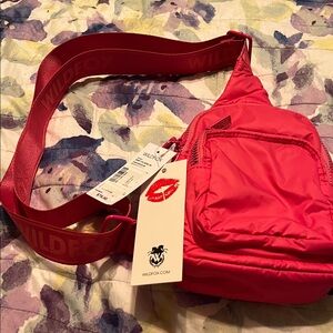 Wildfox Hot Pink Sling Shoulder Bag